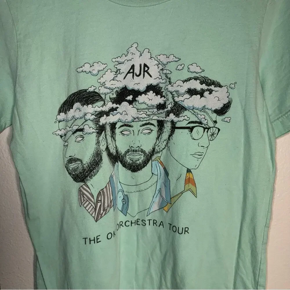 AJR The Ok Orchestra Tour double sided cotton concert tshirt S